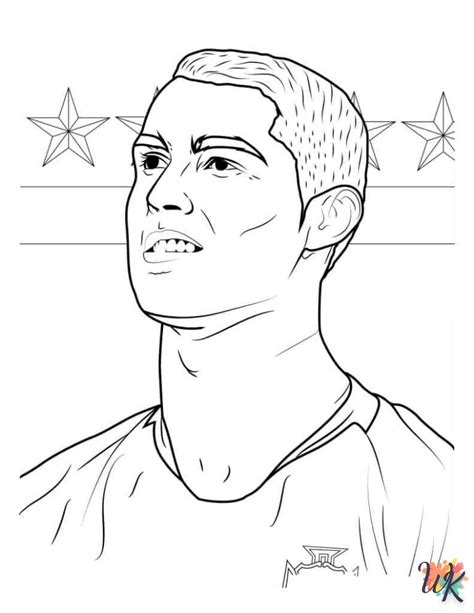 28 Dibujos Para Colorear Cristiano Ronaldo Dparacolorearwk