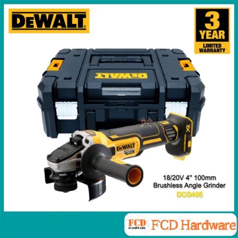 Dewalt Dcg Cordless Angle Grinder Mm Brushless Motor Bare