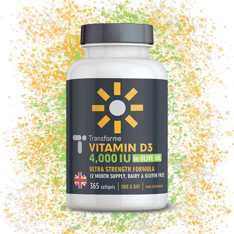 Vitamin D3 4000 Iu In Olive Oil Capsules Cholecalciferol Vitamin D