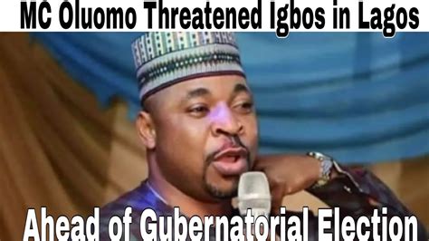 Mc Oluomo Threatening Igbos In Lagos Ahead Of Gubernatorial Election On