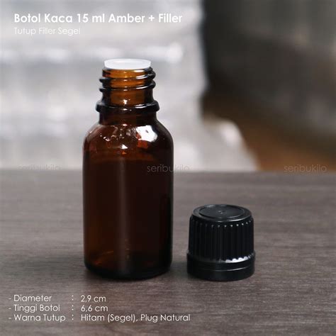 Botol Kaca Amber Ml Tutup Filler Shopee Indonesia