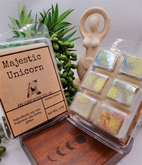 Majestic Unicorn Oz Clam Shell Soy Tart Wax Melt Witchy Mystical