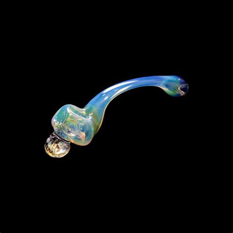 Bone Head Skull Gandalf Glass Pipe Chameleon Glass