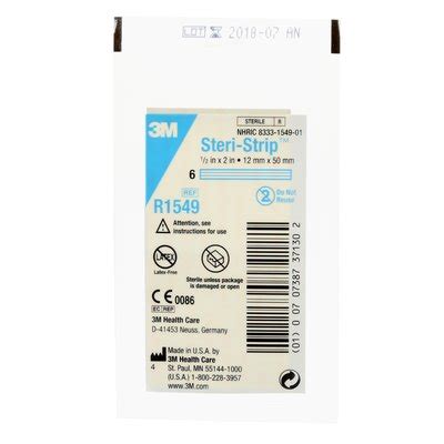 M Steri Strip Sutures Cutan Es Adh Sives St Riles Support