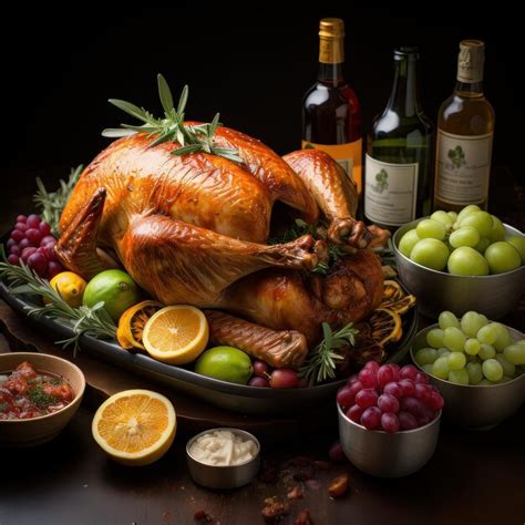 Premium Ai Image Gobble Til You Wobble Thanksgiving Roast Turkey