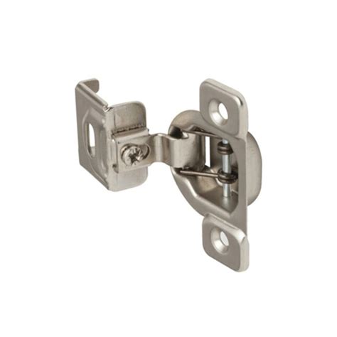 105 Degree 1 14 In Overlay Concealed Self Closing Soft Close Satin Nickel Cabinet Hinge 2