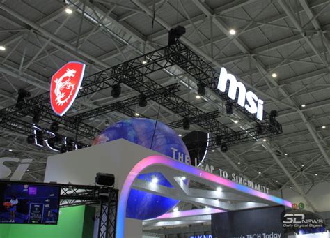 Репортаж со стенда Msi на выставке Computex 2023 мониторы и компьютеры