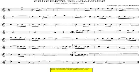 Partitura Concierto De Aranjuez