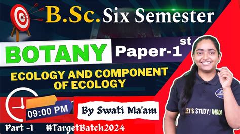 Ecology And Component Of Ecology B Sc Botany 6th Semester Unit 2