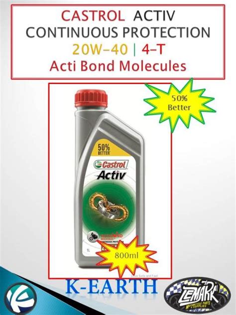 Castrol Activ Better Acti Bond Molecules Ltr Lazada Ph