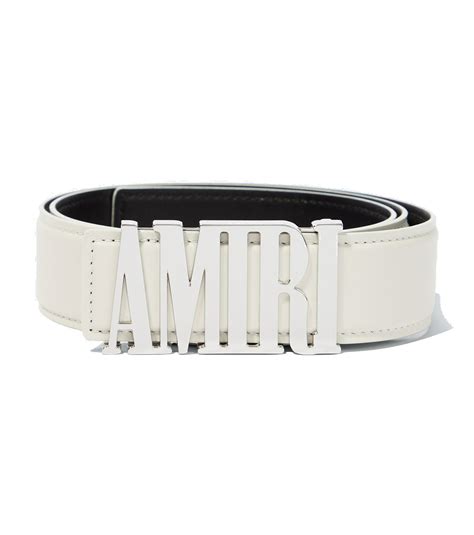 Amiri Logo Leather Belt Amiri