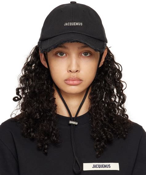 Jacquemus Black Le Chouchou La Casquette Artichaut Cap Jacquemus