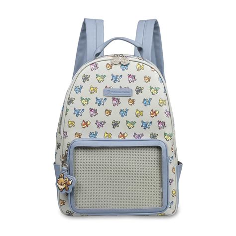 Eevee Evolutions Pok Mon Pixel Pin Collector Backpack Pok Mon Center