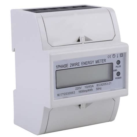 Compteur D Nergie Lectrique V A Kwh Xtm Sa U V Lcd Num Rique