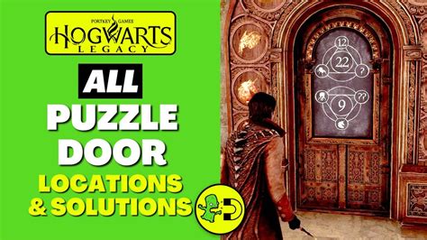 Hogwarts Legacy All Puzzle Door Locations Solutions Youtube