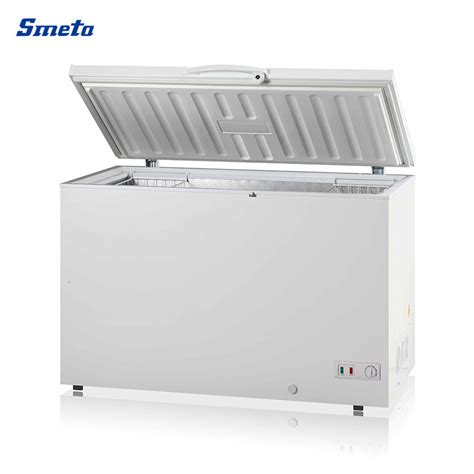 Smeta 420L Large Capacity Single Double Solid Door Chest Deep Freezer