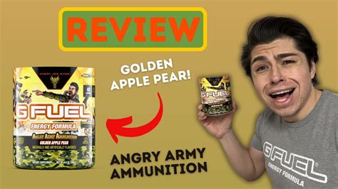 Angry Army Ammunition GFUEL Flavor REVIEW YouTube