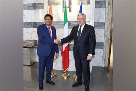 Commerce Minister Piyush Goyal Meets Italy S Deputy Prime Minister