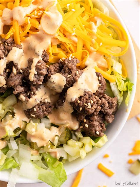 Big Mac Salad Recipe Belly Full