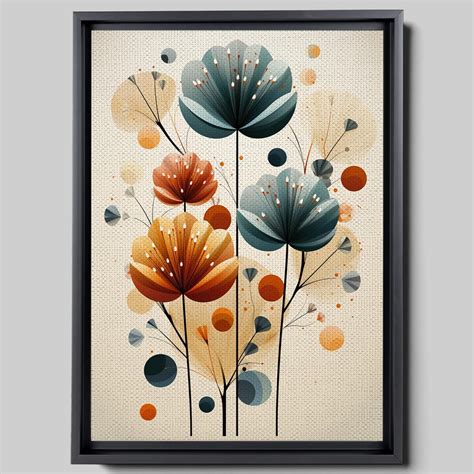 Leaf Art Prints Boho Wall Art Mid Century Modern Wall Art