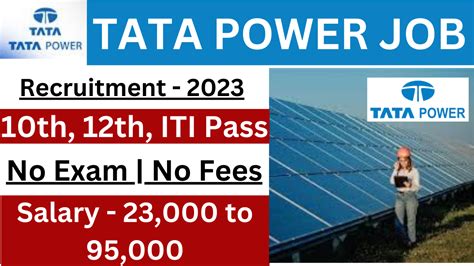 Tata Power Recruitment Apply Online For Various Post