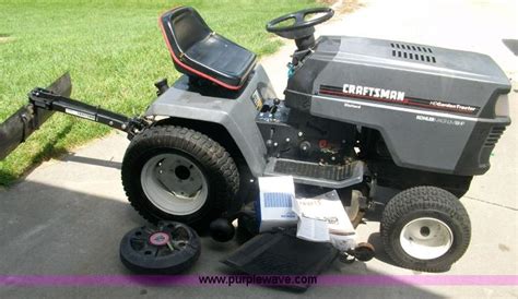 Craftsman Gt6000 44 Lawn Mower In Wamego Ks Item 1007 Sold Purple Wave