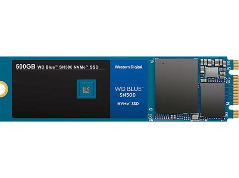 WD Blue™ SN500 NVMe™ Festplatte, 500 GB SSD M.2 via PCIe, intern 500 ...