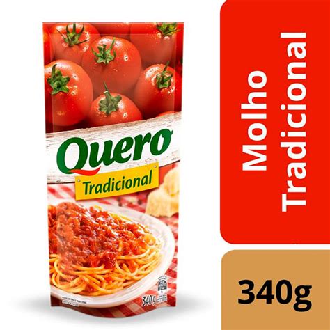 Molho De Tomate Quero Tradicional Sache G Shopee Brasil