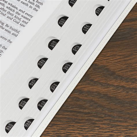 White Faux Leather Large Print Thinline King James Version Bible with ...