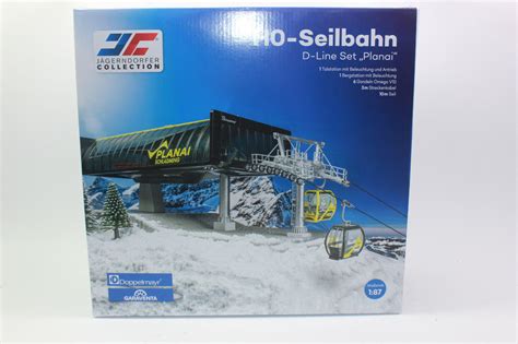 Jägerndorfer 82499 Seilbahn D Line Set Planai 6 Gondeln H0 1 87 NEU