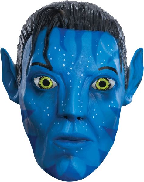 Avatar Movie Jake Sully 3/4 Vinyl Adult Mask - SpicyLegs.com