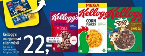 Kelloggs Coco Pops Morgenmadsprodukt Føtex oktober 2022 Alle