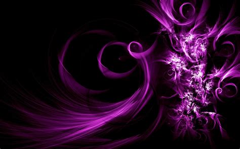 Violet Swirls An Abstract Purple Hd Wallpaper