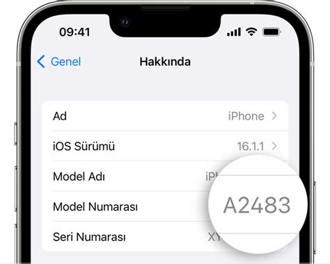 iPhone iPad veya iPod touch ınızın model numarasını bulma Apple