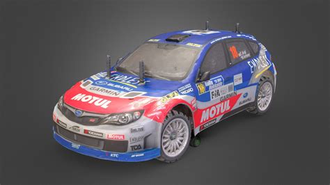 SUBARU IMPREZA WRX STI TEAM ARAI TAMIYA1 10SCALE 3D Model By Yu FFT