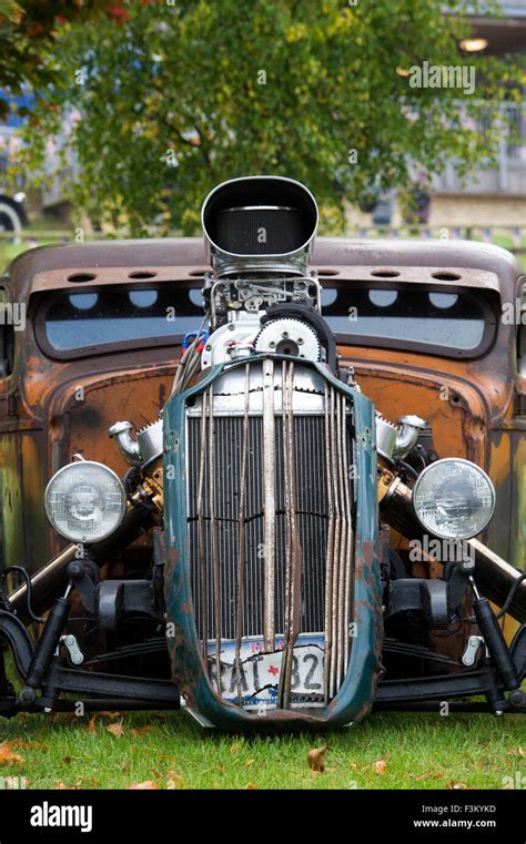 1936 Chevrolet Pick Up Rat Rod At A Prescott Hill Climb Event