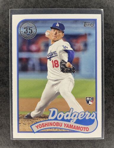 Yoshinobu Yamamoto Rookie 1989 35th Ann 89B2 48 2024 Topps Baseball