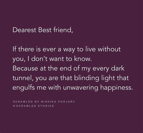 Dearest Best Friend - Short Quotes