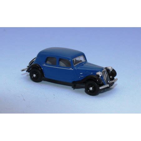 Citroën Traction 11A bleu franc et noir 1935