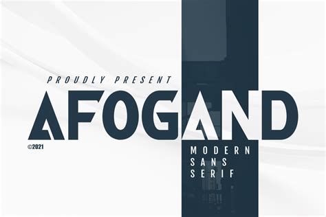 Afogand Font Nomlimofont Fontspace