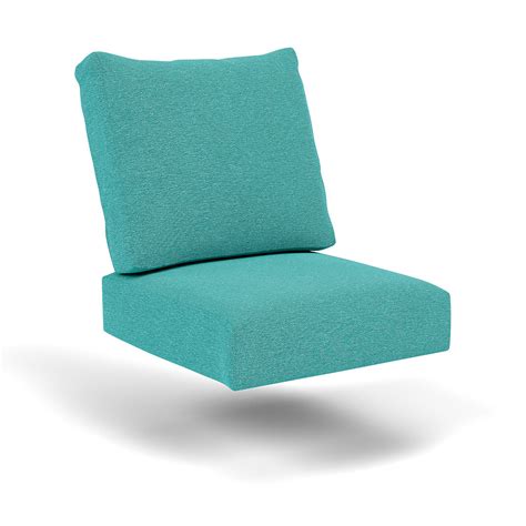 Turquoise High Back Lounge Chair Cushion Set Arizona Custom Cushions
