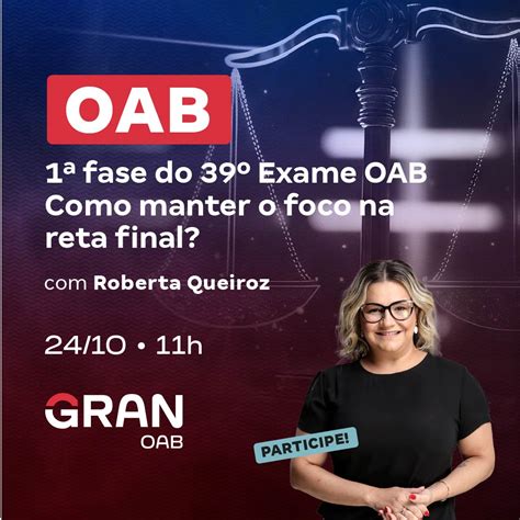 Fase Do Exame Oab Como Manter O Foco Na Reta Final