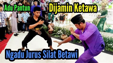 Jawara Betawi Ngadu Jurus Silat Dan Pantun Palang Pintu Betawi Lucu