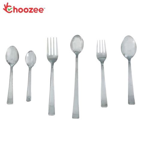 Choozee Two Tone Copper Stainless Steel Cutlery Set 24 Pcs At Rs