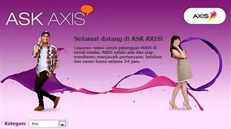 axis dekati pelanggan melalui aplikasi   facebook tekno