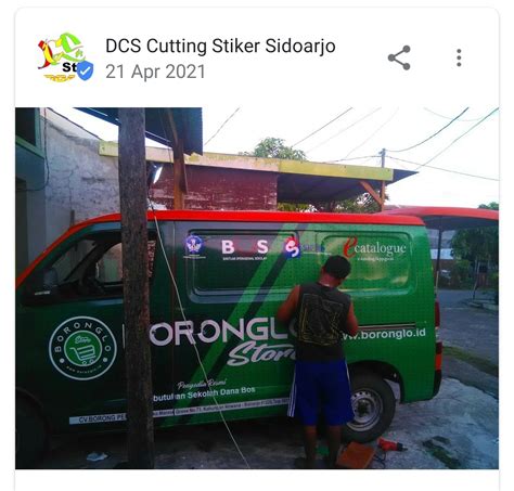 Wraping Dan Branding Dcs Cutting Sticker Sidoarjo