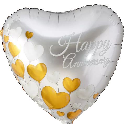 Happy Anniversary Heart Balloon 17in Party City