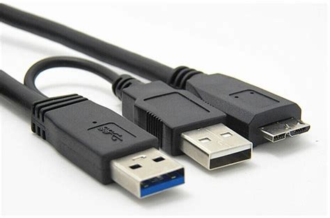 Кабель для внешнего жесткого диска HDD (USB 3.0/microUsb 3.0) 50см с ...