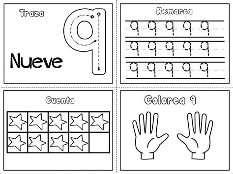 Grafomotricidad Números Del 1 Al 10 9 Imagenes Educativas