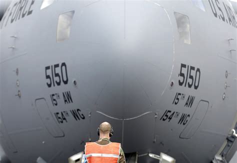 Hickam C 17 Crews Prep For Rodeo Air Force Article Display
